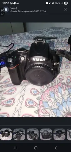 Nikon D5000 Aceito trocas (leia a descrição)