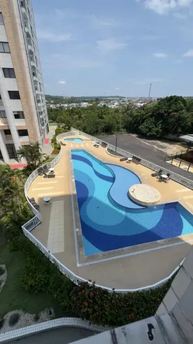 Alugo Apartamento 3 quartos sendo um suíte - condomínio Acquaretele - Ponta Negra - Manaus