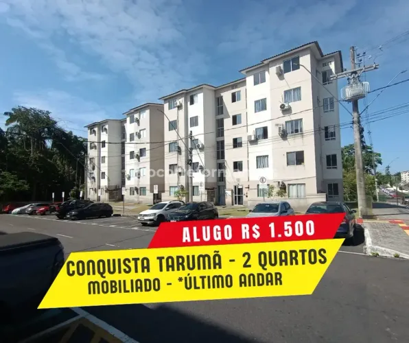 Conquista Tarumã - 2 Quartos - Mobiliado - Ultimo Andar