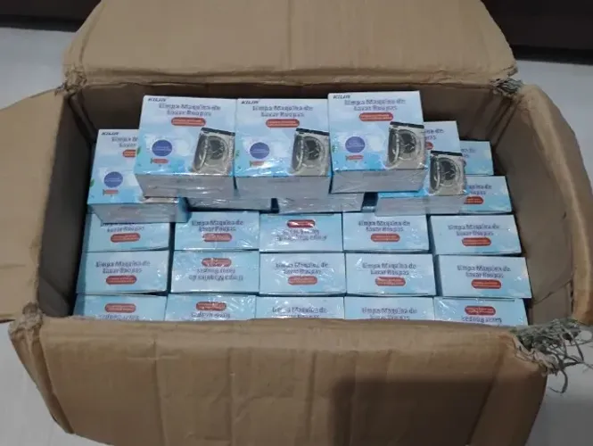 Pastilha Efervecente Limpa Máquina de Lavar Roupas Remove Resíduos e Mau Cheiro - 820 unid