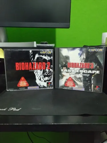 Biohazard 2 e 3 PS1 originais