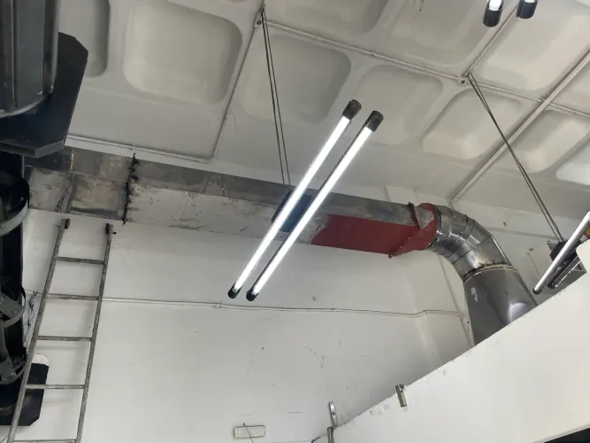 Coifa e Tubulação Inox