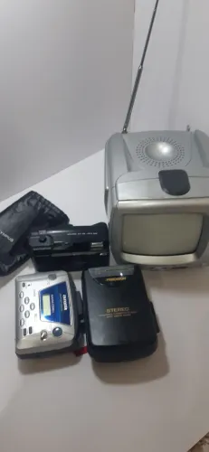 Lote de eletrônicos retrô (sem teste) 