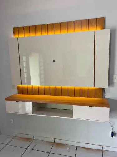 Painel Home Suspenso com LED para TV até 60" (Novo) Entrega Grátis!