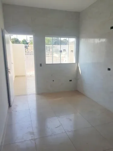 Geminada nova, Jd. Bandeirantes, 1 dormitório + 1 suite, sala, cozinha, wc social.