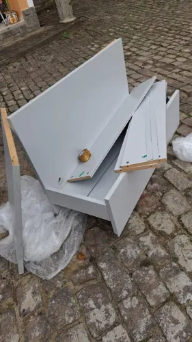 Balcão tipo recepção odontológico