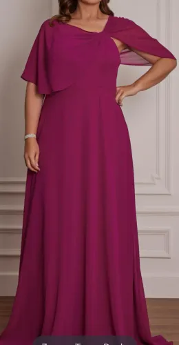 Vestido Ladydress cor Fúcsia