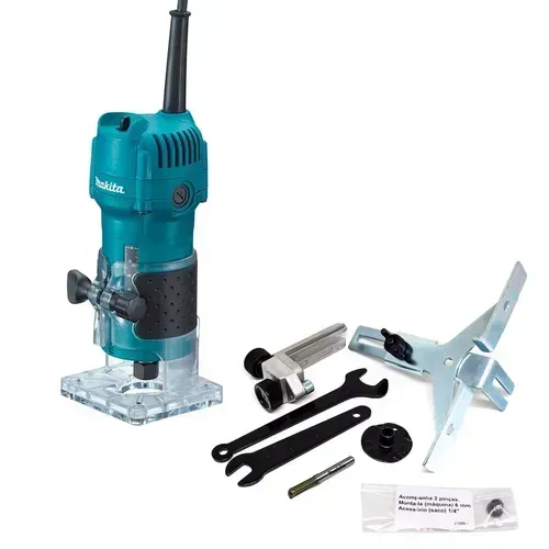 Tupia Manual Para Laminados 6 mm 530w M3700b Makita