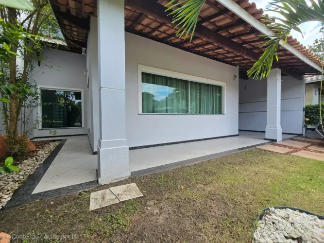 Casa com 4 quartos e piscina privativa para aluguel em condomínio no SIM - Feira de Santa