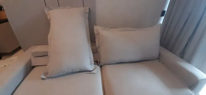 Vendo almofadas grandes para sofá