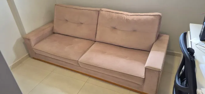 Sofá 3 lugares NUDE ROSE