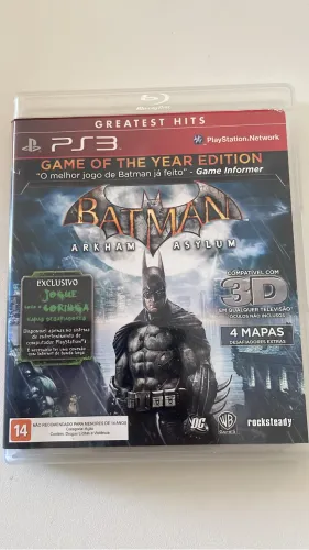 Jogo Batman Arkham Asylum - Greatest Hits - PS3