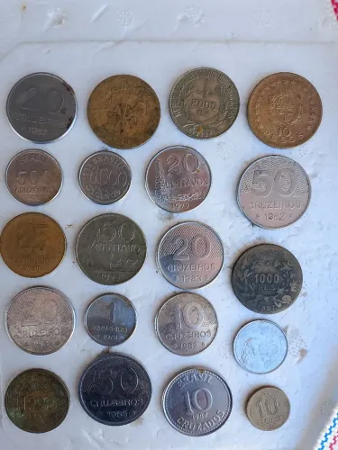 Moedas Antigas - Coleção