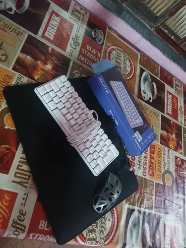 Teclado  e mouse  e mouse  pedi e7 paguei  no Teclado  249 reais  mais eu faço  tudo 300$