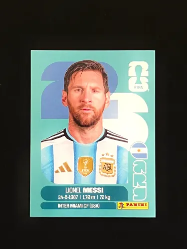 Figurinha Regular Lionel Messi Copa Do Mundo 2026