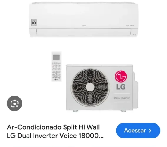 Ar condicionado quente e frio
