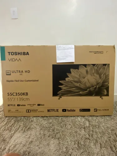 Smart TV 55" Toshiba 4K UHD - Cinema em Casa (Dolby Vision & Atmos)