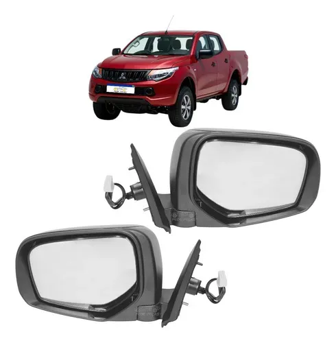 Par Retrovisor L200 Triton 2017 A 2022 Elétrico 3 Fios Novo