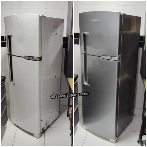 Geladeira nova outra vez
