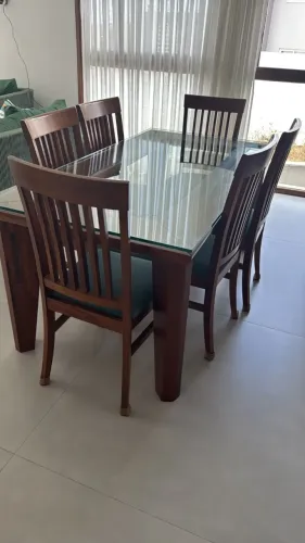 Mesa de Jantar 6 cadeiras 