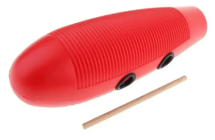 Percussão Latina Guiro Com 1 Raspador - Réco Réco
