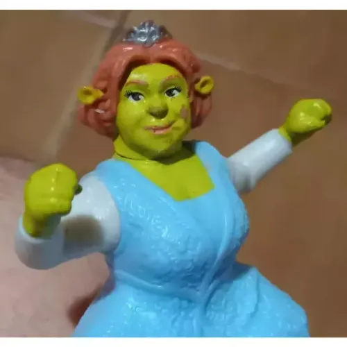 Action Figure Fiona Falante Shrek 3 2007 McDonald?s DreamWorks Colecionável 10 cm