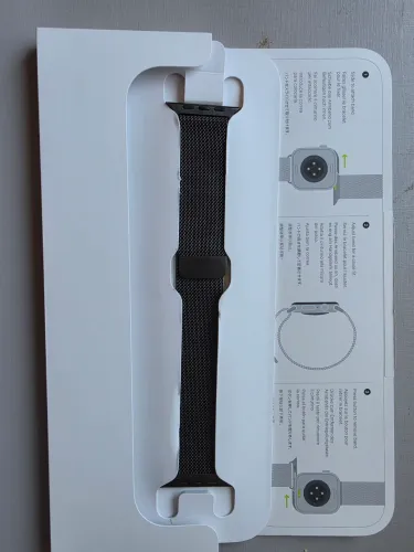 Pulseira Apple Watch Estilo Milanês Ardósia 46mm (M/G) - Original c/ Nota Fiscal Apple