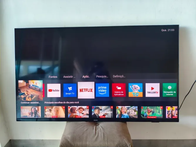 Tv 50 Smart 4k - Passo Cartão e Pego TV menor no Negócio