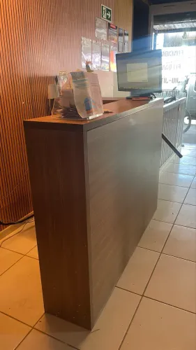 balcão para recepção 