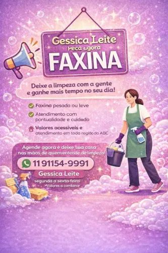 Diarista ( Faxineira e Passadeira)