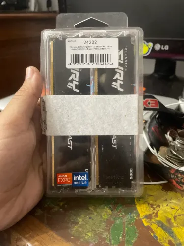 Memoria DDR5 Kingston Fury Beast EXPO, 16GB (2x8GB), 5600Mhz, Black, KF556C36BBEK2-16