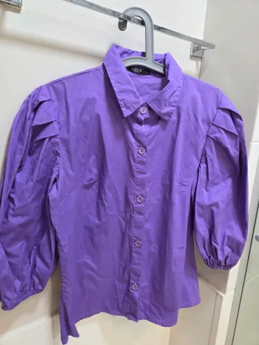 Camisa roxa de algodão c elastano G da loja Yolo Brands 