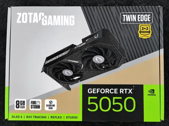 Placa de Vídeo Zotac GeForce RTX5050 Twin Edge OC 8GB GDDR6 PCI-Express