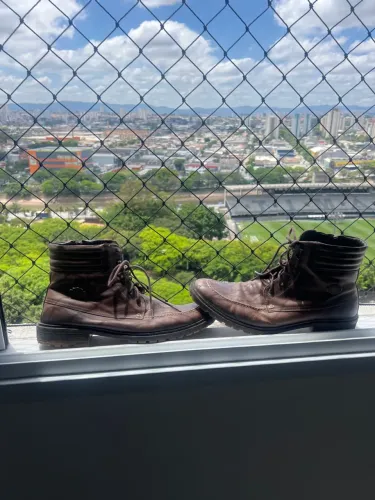 Bota marrom da Harley Davidson !!