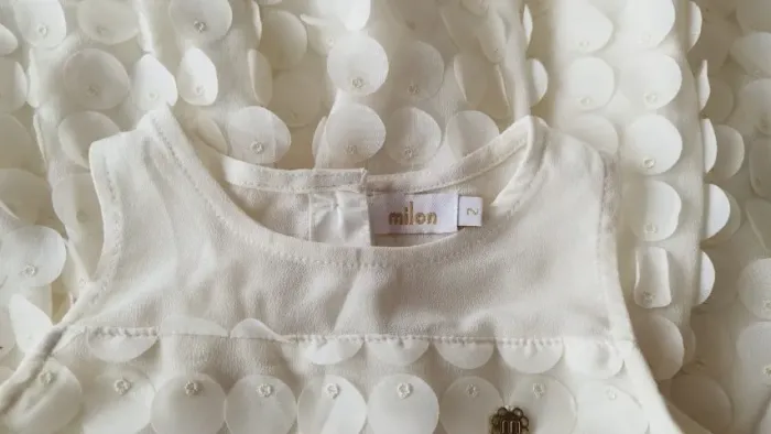 Vestido Infantil Marca Milon - Tamanho 02