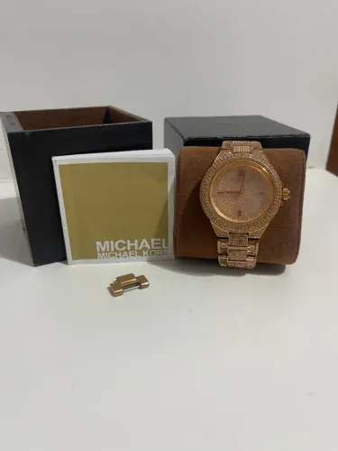 Relógio Michael Kors MK5862 Original Rose Gold Cravejado - Completo
