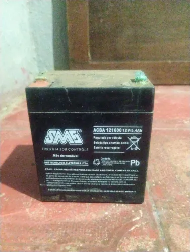 Duas Bateria 12V 5,4Ah para Nobreak SMS - ACBA 121600