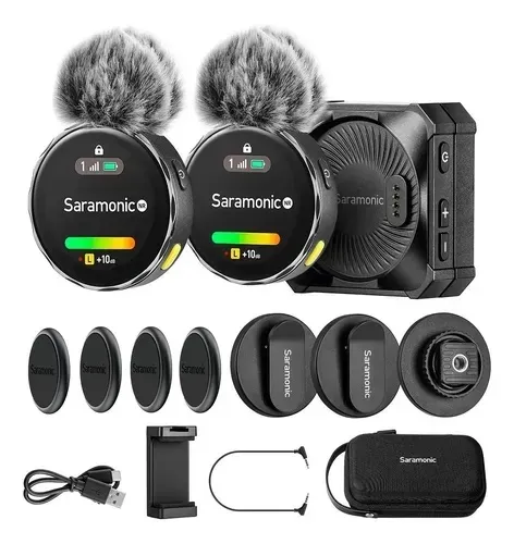Microfone Sem Fio Duplo Saramonic Blinkme B2