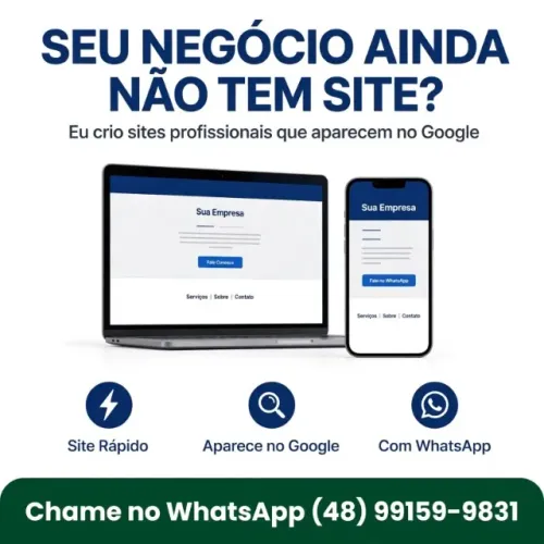 Crio site profissional