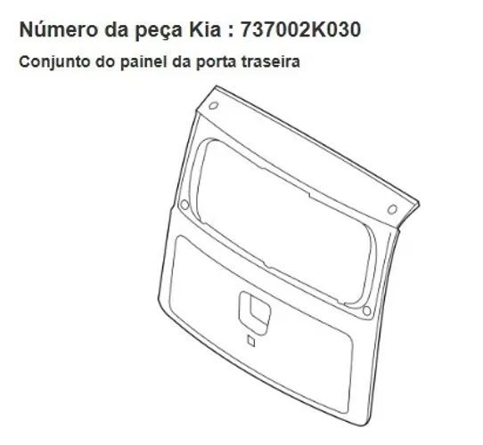 Tampa Do Porta Malas Kia Soul