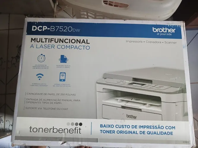 Vendo impressora Brother DCP-B7520dw