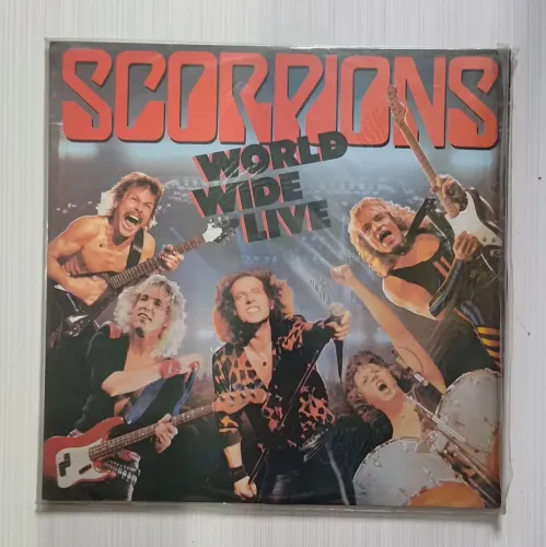 DISCO DE VINIL(LP DUPLO)- SCORPIONS-WORLD WIDE LIVE