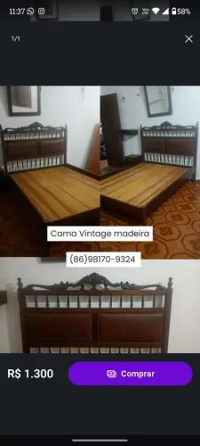 Cama Vintage Madeira