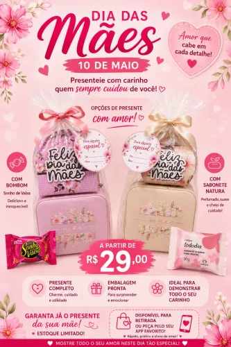 Pronta entrega dia das mães