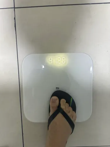 Balança corporal digital Xiaomi Mi Smart Scale 2 branca, até 150 kg