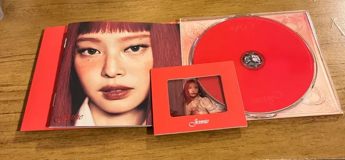 jennie blackpink ruby digipack cd incompleto