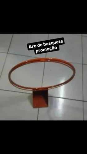 Aro de basquete reforçado oficial com rede Par