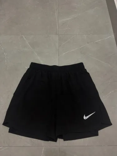 Short de corrida Com cueca de compressão Nike Preto G