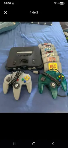 Kit completo de nintendo 64 e dreamcast