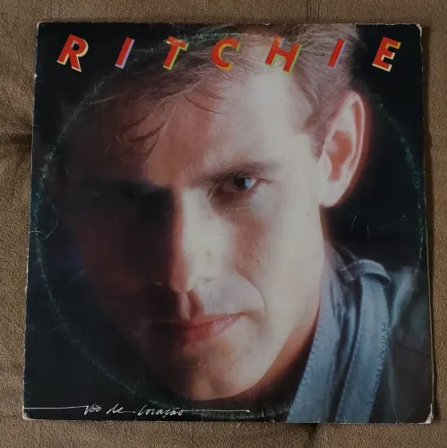 LP disco de vinil Ritchie  Vôo De Coração toca disco radiola vitrola som antigo tape deck